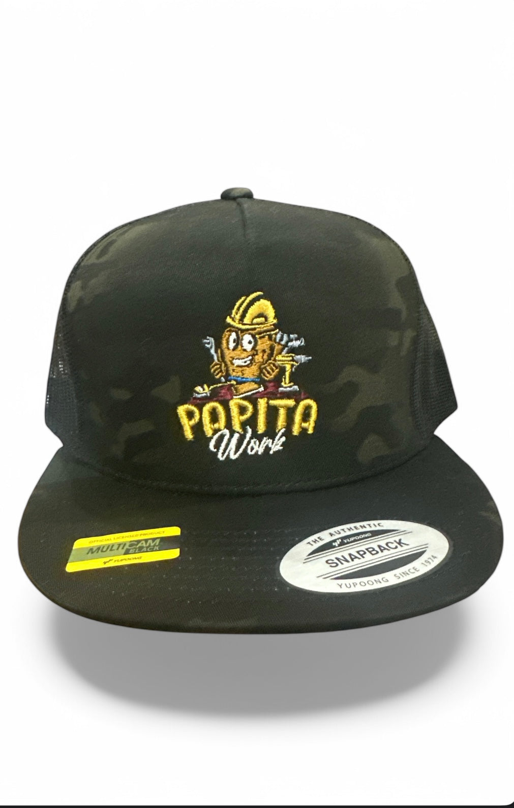 Papita work multi cam trucker hat limited edition