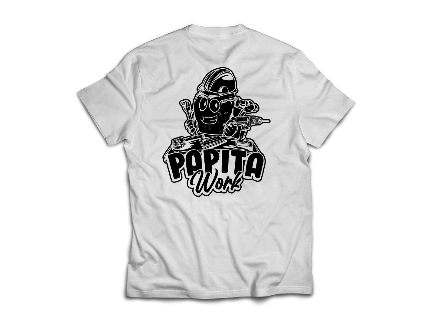 PW WORK LOGO BLK/WHITE