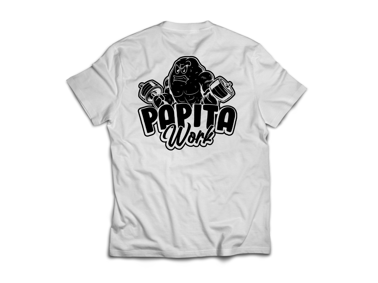 PW GYM LOGO BLK/WHITE