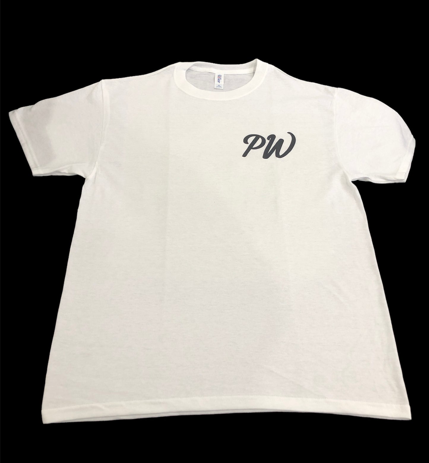 PW GYM LOGO BLK/WHITE