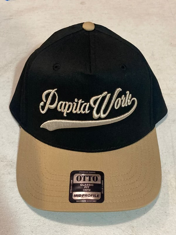 curved black and tan