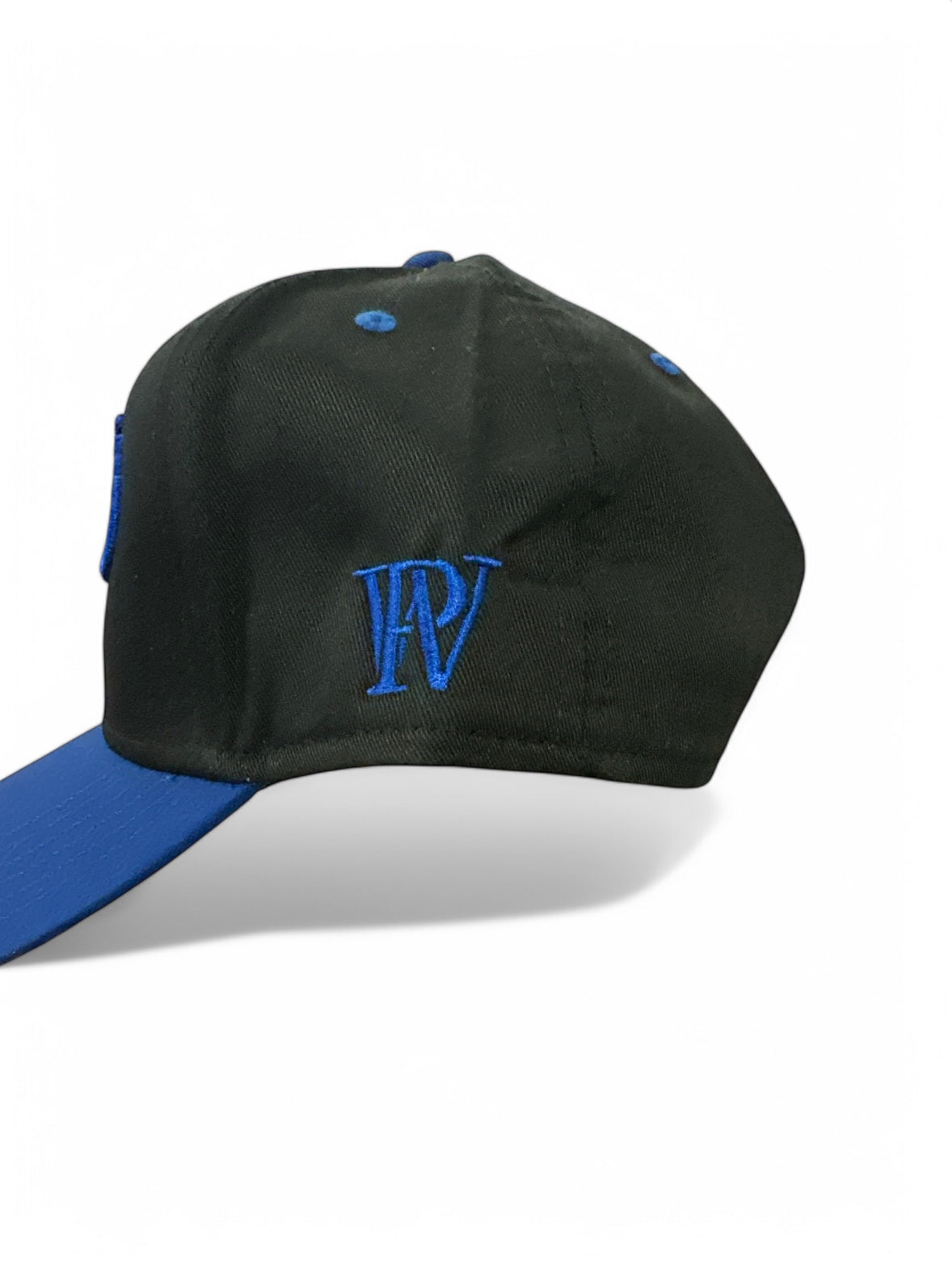 curved black and blue