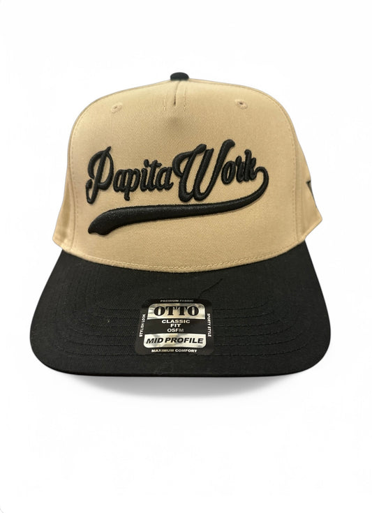 curved Tan/Black