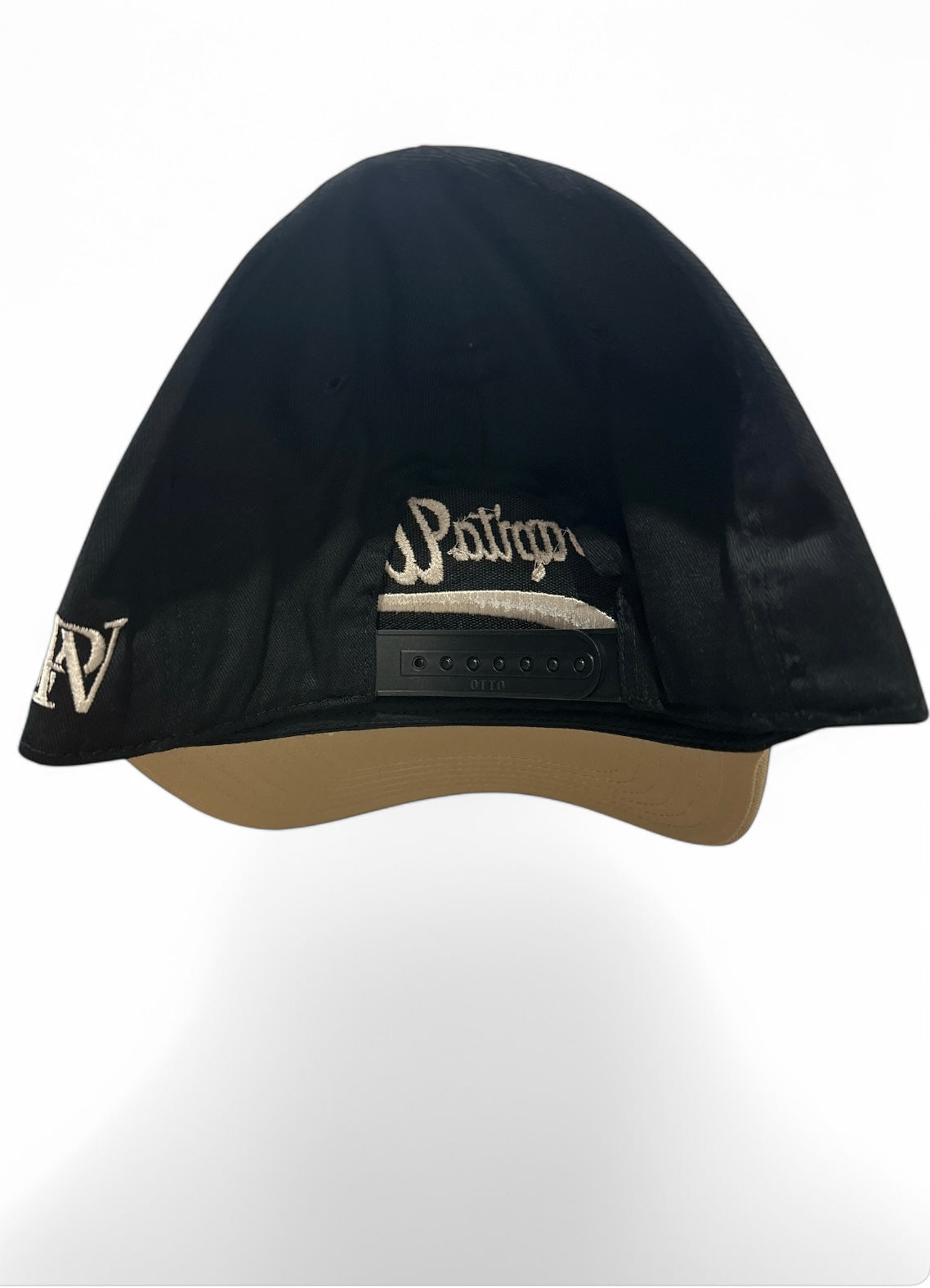 curved black and tan