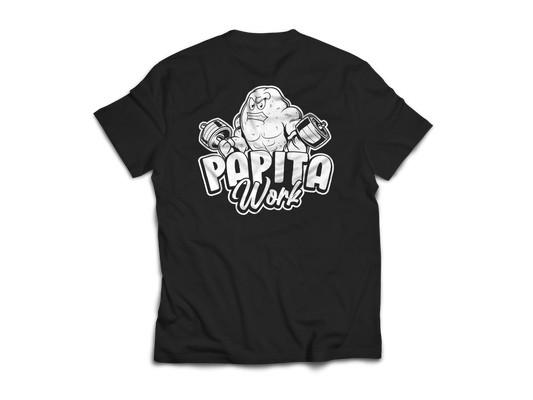 PAPITA GYM LOGO BLK/WHITE
