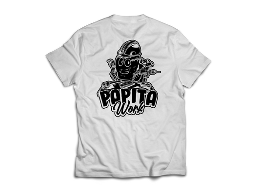 PW WORK LOGO BLK/WHITE